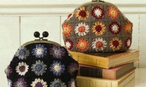 Örgü Cüzdan Örnekleri Süslemeli Çok Güzel Modeller