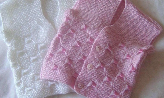 Fiyonklu Bebek Örgü Modelleri