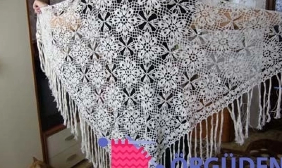 Tığ İşi Şal Örnekleri Çok Hoşlar