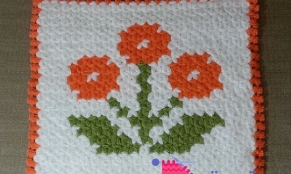 Çiçek Desenli Örgü Lif Modelleri