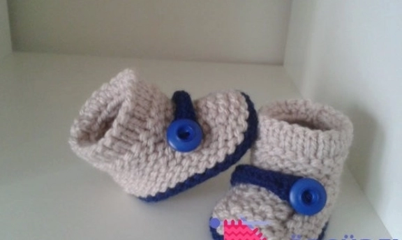 En Güzel Örgü Bebek Patik Modelleri Rengarenk