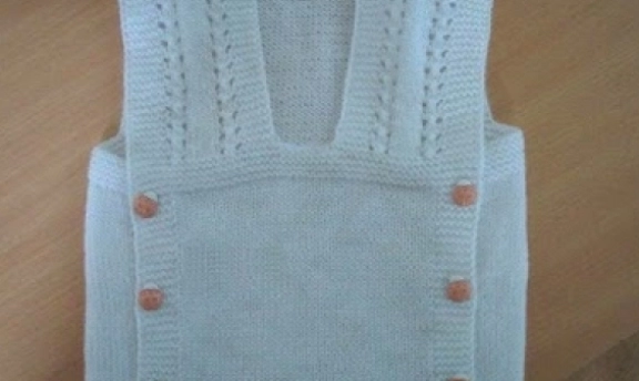 Derya Baykal İle Yandan Bağlamalı Bebek Yelek Modelleri Çok Kullanışlı