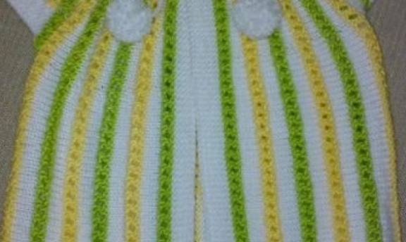 Çizgili Bebek Yelek Modelleri İle Bebekleriniz Daha Şık