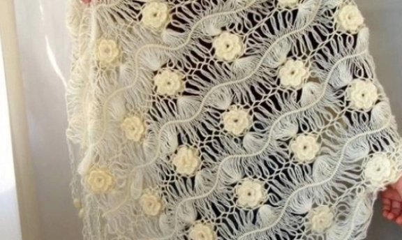 Abiye Örgü Şal Modelleri Çok Zarif Çok Hoşlar Doğrusu