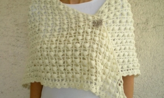 Abiye Örgü Şal Modelleri Çok Zarif Çok Hoşlar Doğrusu