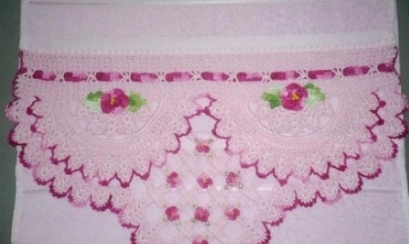 En Güzel Dantel Havlu Kenarı Modelleri Görülmeye Değer Örnekler