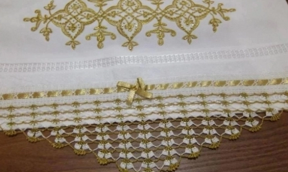 En Güzel Dantel Havlu Kenarı Modelleri Görülmeye Değer Örnekler