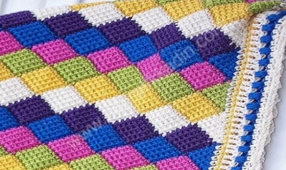 Değişik Tunus İşi Motif Modelleri Çok Farklı Motif Örnekleri