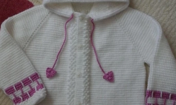 Tunus İşi Bebek Hırka Modelleri Renk Renk Desen Desen Örnekler