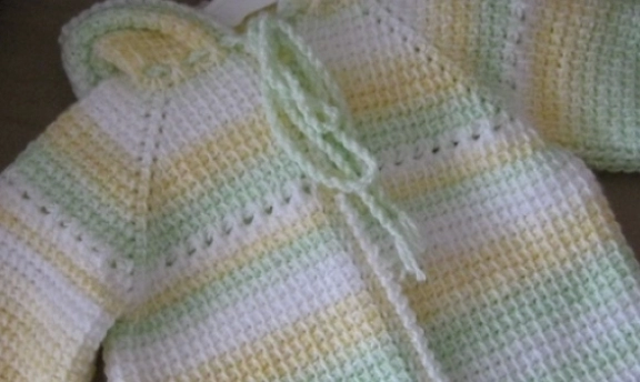 Tunus İşi Bebek Hırka Modelleri Renk Renk Desen Desen Örnekler