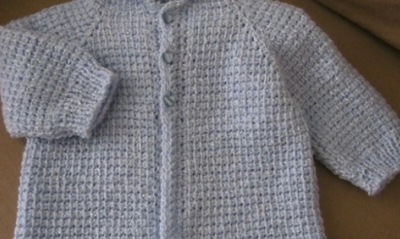 Tunus İşi Bebek Hırka Modelleri Renk Renk Desen Desen Örnekler