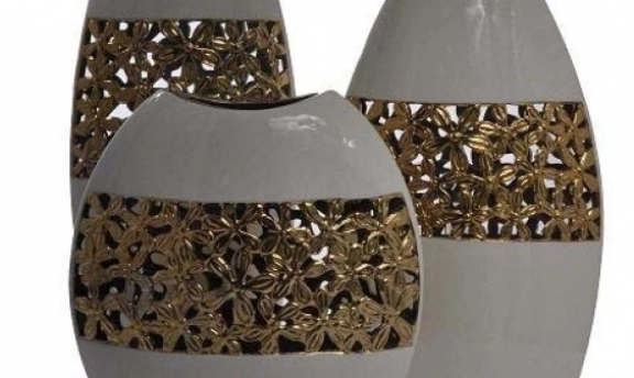 Salon Dekorasyonu İçin Seramik Vazo Çeşitleri Çok Şık Tasarımlar