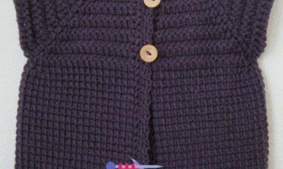 Tunus İşi Örgü Bebek Yelek Modelleri