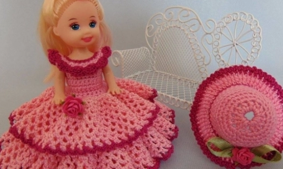 Örgüden Oyuncak Bebek Kıyafetleri ve Yapılışı Minicik Bebek Oyuncaklara Minicik Kıyafetler