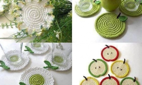Örgüden Nihale ve Bardak Altlıkları Modelleri Yapılışı Rengarenk Örneklere Hayran Kalacaksınız