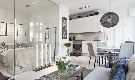 Ev dekorunda iki oda bir arada:)