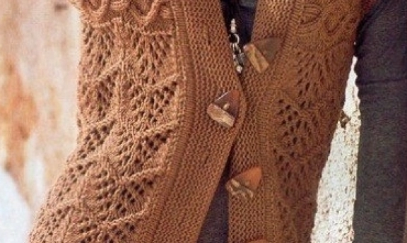 Örgü Uzun Yelek Modelleri Değişik Örnek Arayanlara