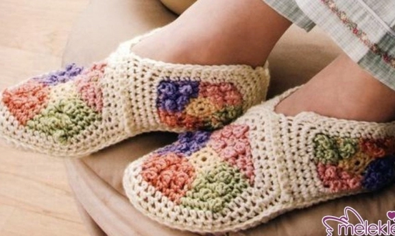 Örgü Patik Modelleri Bayan Yeni Örneklerden Derlemeler