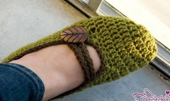 Örgü Patik Modelleri Bayan Yeni Örneklerden Derlemeler