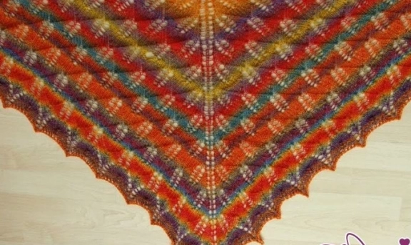 Şişle Örülen Şal Modellerini Gördünüz mü Harikalar