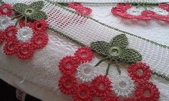 Çiçekli Havlu Kenarı Modelleri Rengarenk Daha Önce Hiç Görmediğiniz Örnekleri Burada