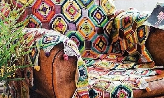 Koltuk Şalları En Güzel Örgü Örnekler Burada