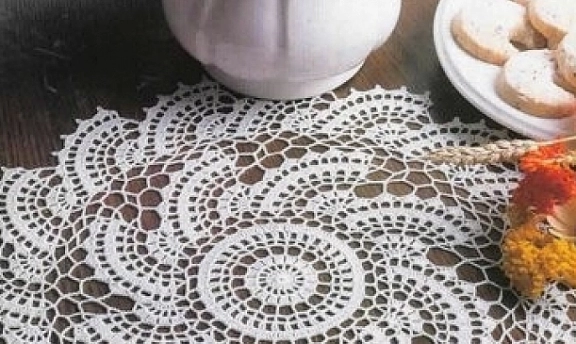 Tığ İşi Sehpa Örtüleri Dekoratif Ve Çok Zarifler