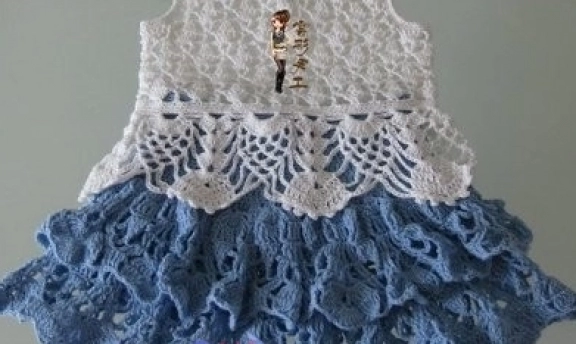 Kız Çocuk Örgü Elbise Modelleri Renk Renk