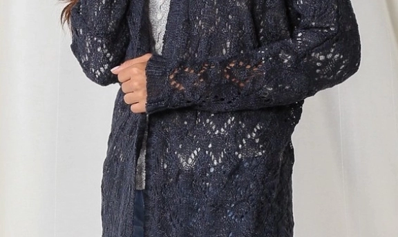 En güzel ajurlu hırka modelleri kışa damganızı vurun