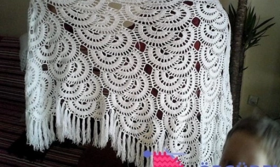 Tığ İşi Şal Örnekleri Çok Hoşlar