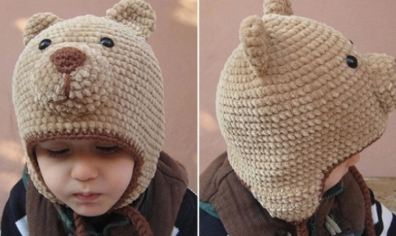 Hayvan Figürlü Örgü Bebek Bere Modelleri Çok Şirinler