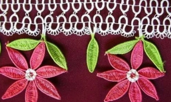 Çiçekli Havlu Kenarı Modelleri Rengarenk Daha Önce Hiç Görmediğiniz Örnekleri Burada