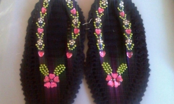 Tunus işi patik modelleri 2016 Boncuklu Patik Modelleri Burada