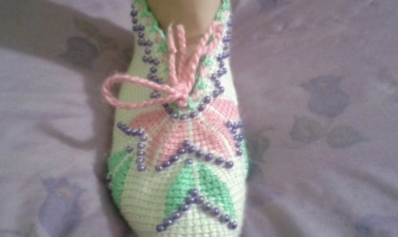 Tunus işi patik modelleri 2016 Boncuklu Patik Modelleri Burada