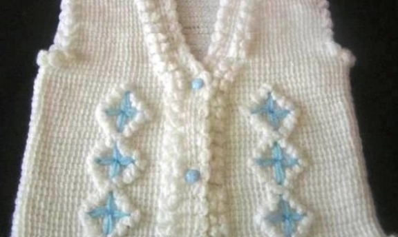 Tunus İşi Örgü Bebek Yelek Modelleri Çok Hoş Örnekler Burada Hanımlar
