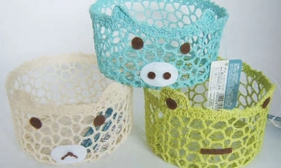 Tığ Örgüsü Sepetler Çok Hoş Modeller Burada