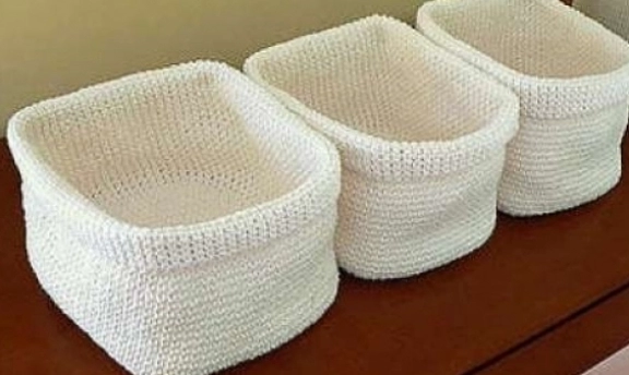 Tığ Örgüsü Sepetler Çok Hoş Modeller Burada