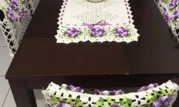 Örgüden Sandalye Kılıfı Modelleri Yapılışı Sandalyeleriniz Artık Çok Daha Eğlenceli