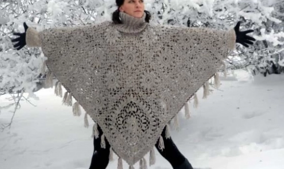 Örgüden Bayan Panço Modelleri Yapılışı Daima Şık Olmayı Seven Bayanlara