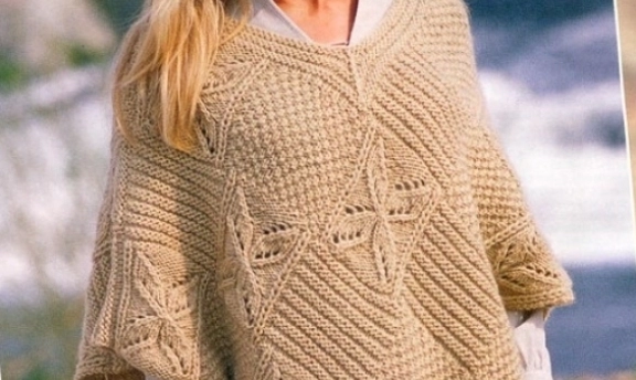 Örgüden Bayan Panço Modelleri Yapılışı Daima Şık Olmayı Seven Bayanlara