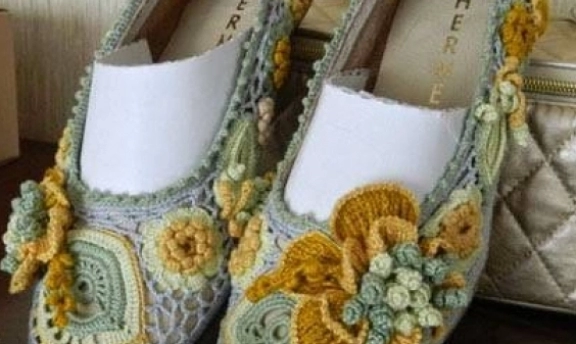 Örgüden Ayakkabı Modelleri Yapılışı Bu Ayakkabılar Çok Değişik