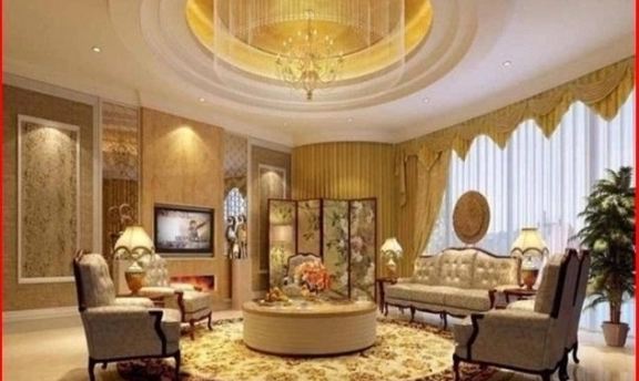 Yuvarlak Tasarımlı Salon Asma Tavan Uygulamaları