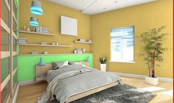 Yatak Odası Duvar Boya Rengi Kombinasyonları (DYO)