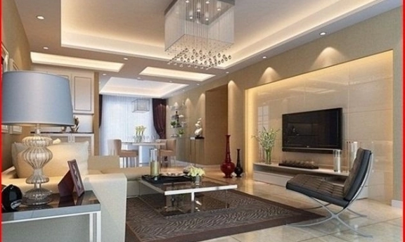 Salonlarınıza Özel Dikdörtgen ve Kare Asma Tavan Tasarımları