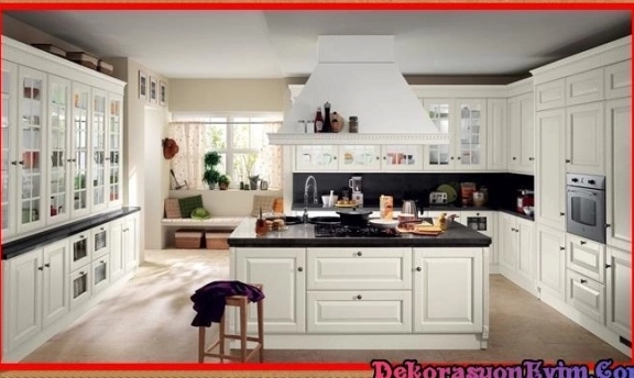 Country Tarzı Mutfak Dolabı Modellerinden Şahane Örnekler