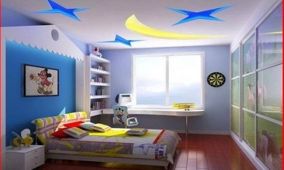 Çocuk Odaları İçin Masalsı Asma Tavan Tasarımları