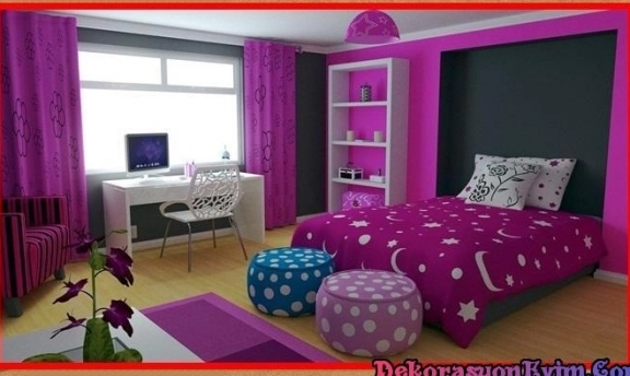 Genç Kız Odası Yaratıcı Dekorasyon Önerileri ve Resimli Örnekleri