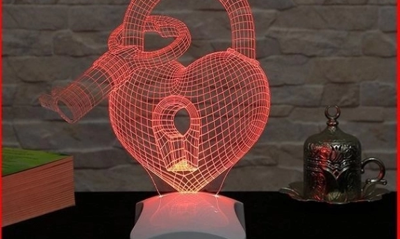 İlginç ve Dekoratif 3 Boyutlu Lamba Tasarımları