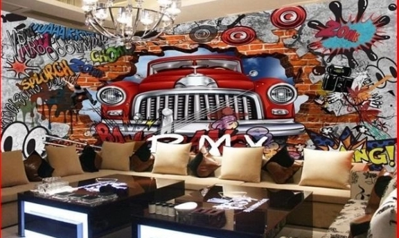 Graffiti Duvar Kağıtları ile Sıradışı Mekanlar