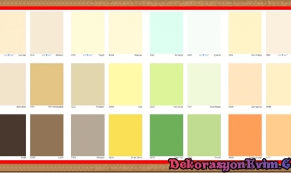 Dyo En Yeni Duvar Renkleri ve Uygulama Örnekleri